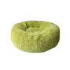 Warm, Calming Round Dog Bed, Green, 50 cm view 3