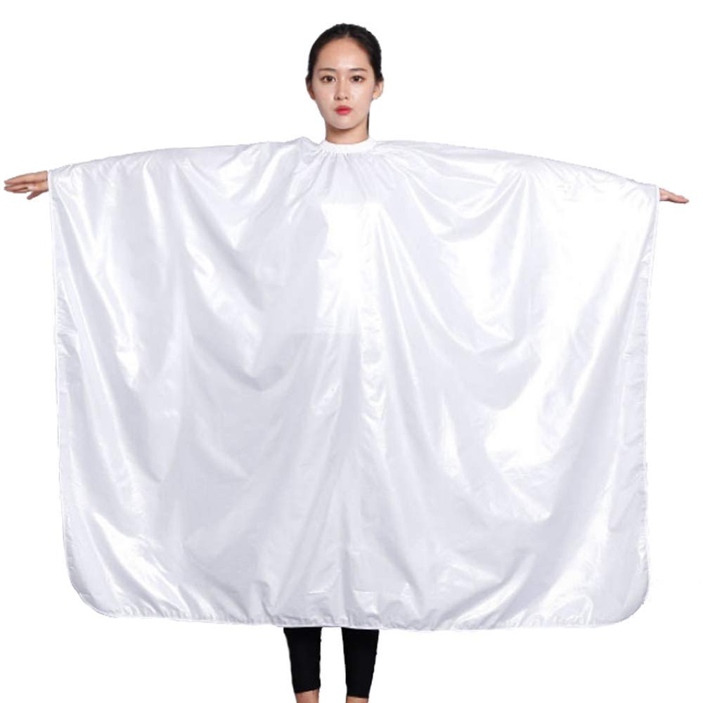 Haircut Cape for Adults and Children, Adjustable Closure, White, 3-Pack