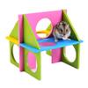 Hamster Gym Wooden Playhouse for Small Pets view 1