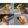 Dog Muzzle, Comfortable, Breathable, Nylon, Mesh, Adjustable, Green M view 4