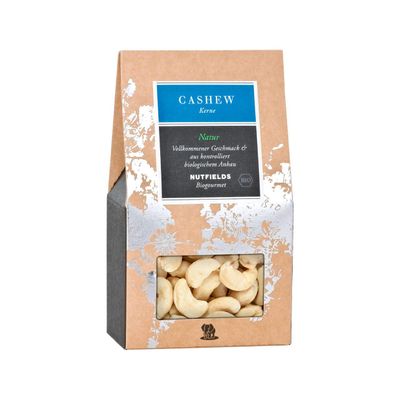 Nutfields Organic Cashews | Natural | Organic Gourmet | 120 g