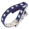 Kitten Safety Collar, Adjustable, Velvet, with Bell, Blue view 1