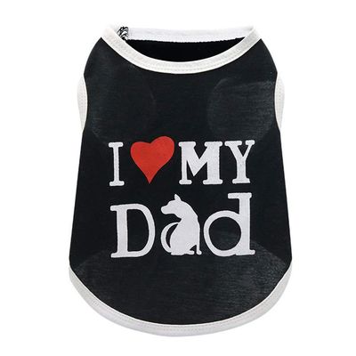 Dreamls Pet Clothing, Dog Vest, Soft Cotton, Breathable, Love Daddy Costume for Puppies, Small Dogs and Cats