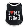 Dreamls Pet Clothing, Dog Vest, Soft Cotton, Breathable, Love Daddy Costume for Puppies, Small Dogs and Cats view 1