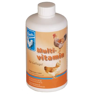 Backs Multivitamin for Poultry, 500 ml