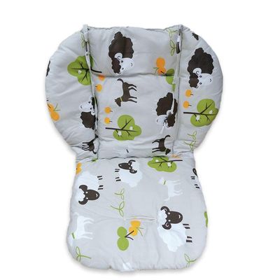 Amcho High Chair Seat Cushion, Gray Sheep Pattern