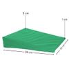 ATC Handels GmbH Positioning Cushion, Square and Round, Foam-Filled with Faux Leather Cover, Green, Square 38 x 38 x 8/1 cm view 2