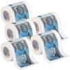 infactory Funny Toilet Paper: Retro 100 Deutsche Mark, 5 Rolls view 1