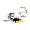 Individual Silk Lashes for Eyelash Extensions, Black, Mix Box, C or CC Curl, 0.07 (CC) view 2