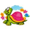 Bieco Anti-Slip Potty with Backrest, Splash Guard, and Custom Name – Turtle & Flowers view 4