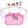 Portable Small Animal Playpen, Breathable Pop-Up Fence, Foldable, for Guinea Pigs, Rabbits, Hamsters, Chinchillas and Hedgehogs view 2