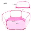 Portable Small Animal Playpen, Breathable Pop-Up Fence, Foldable, for Guinea Pigs, Rabbits, Hamsters, Chinchillas and Hedgehogs view 3