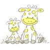 Bieco Giraffe Anti-Slip Step Stool with Personalized Name, Dark Brown view 4