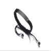 XUANPAI BLOOD THINNER Handmade Braided Rope Adjustable Medical Alert ID Bracelet for Adults & Children view 4