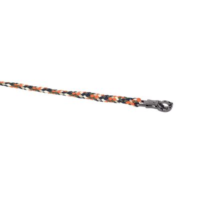 Eskadron Platinum Panicsnap Lead Rope, One Size, White/Vermillion Orange/Olive
