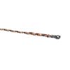 Eskadron Platinum Panicsnap Lead Rope, One Size, White/Vermillion Orange/Olive view 1