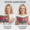 Eyekepper Women's Reading Glasses – Oversized Square-Frame Reading Glasses, Transparent, +1.00 view 2