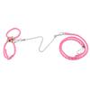 Adjustable Hamster Harness and Leash - Colorful Chest Strap for Outdoor Travel [Pink] view 2