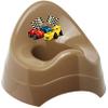 Bieco Potty Chair with High Backrest & Splash Guard – Dark Brown Race Car view 1