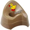 Bieco Melody Duck Musical Baby Potty, Dark Brown, with High Backrest and Splash Guard view 1