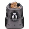 Lollimeow Large Pet Backpack, Airline Approved, Gray view 1