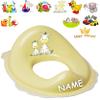 Bieco 2-Pack Anti-Slip Toilet Training Seats, Beige/Cream, Girls' Pattern Mix view 3