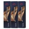 3-Pack Wella Koleston Perfect ME+ 7/43 Medium Blonde Red Gold 60 ml view 1