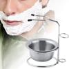 DEWIN Men's Shaving Bowl Set with Stainless Steel Stand view 2