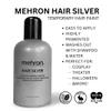 Mehron Makeup Hair Silver | Washable Hair Tint | Temporary Color for Theater, Cosplay and Halloween, 133 ml view 2