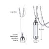 Mealguet Stainless Steel and Glass Urn Pendant view 2