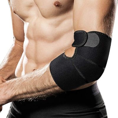 Hually Elbow Brace with Adjustable Hook-and-Loop Closure