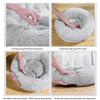PETCUTE Fluffy Round Washable Dog and Cat Bed view 3