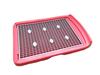 Gmjay Puppy Training Toilet Tray with Grid, Red, L view 1