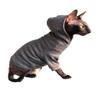 Kotomoda Sphynx Cat Clothing Dark Gray Hoodie Home Sweet Home (XS) view 1