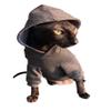 Kotomoda Sphynx Cat Clothing Dark Gray Hoodie Home Sweet Home (XS) view 2
