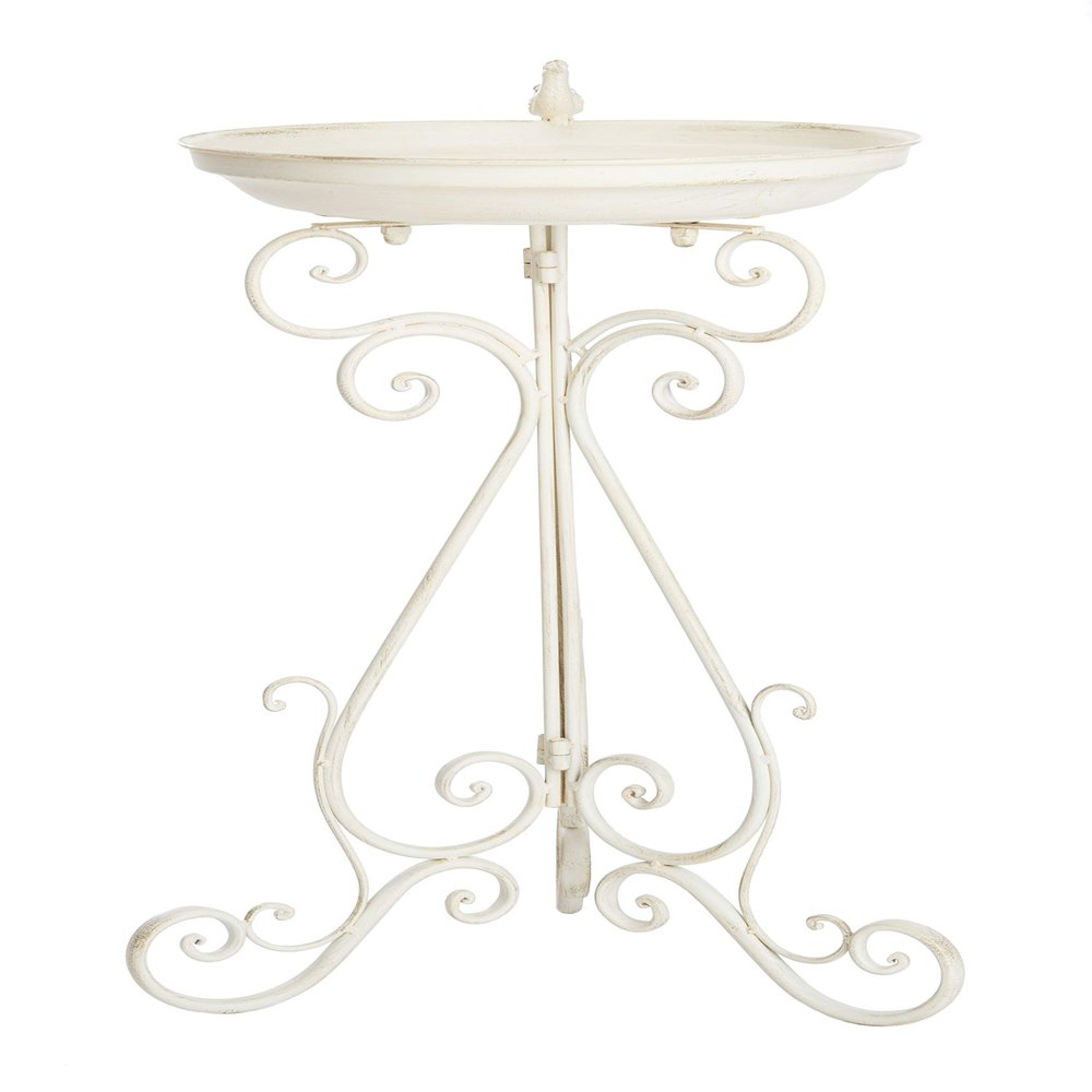 SAFAVIEH Birdbath - Elegant, Pearl White