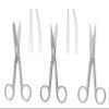 Bandage Scissors 14 cm, Straight and Curved, Nursing, Home, Office, Veterinary and Surgical Dental Use (14 cm Straight, Blunt/Blunt) view 1