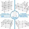 Work-It! Foldable Metal Pet Playpen for Small Animals, 12 Configurable Panels view 3