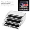 Large 3-Tier Clear Plastic Makeup and Jewelry Organizer view 4