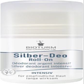Organic BIOTURM Silver Deodorant INTENSIVE 2 x 50 ml