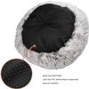 WSGJHB Deluxe Donut Cuddler Pet Bed, Dark Gray, 120 cm (48 in) view 4