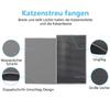 Pieviev Cat Litter Mat, Waterproof Litter Tray Liner, 61 x 38 cm, Gray view 2