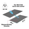 Pieviev Cat Litter Mat, Waterproof Litter Tray Liner, 61 x 38 cm, Gray view 3