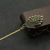 Fashion158 Phoenix Feather Copper Hairpin view 2