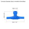 sourcing map Aquarium Air Valve T-Shape 2-Way Pump Control Valves Blue 5 Pack view 2