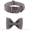 Unique Style Paws Dog Collar with Bow Tie, Adjustable view 1