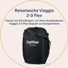 Peg Perego YFLETRAVEL Travel Bag for Viaggio 2-3 Flex, Black view 2
