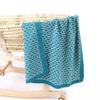 Odot Knitted Baby Blanket, Cozy Blanket for Stroller and Playtime, 95 x 75 cm, Dark Green view 1
