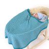 Odot Knitted Baby Blanket, Cozy Blanket for Stroller and Playtime, 95 x 75 cm, Dark Green view 3