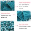 Odot Knitted Baby Blanket, Cozy Blanket for Stroller and Playtime, 95 x 75 cm, Dark Green view 4